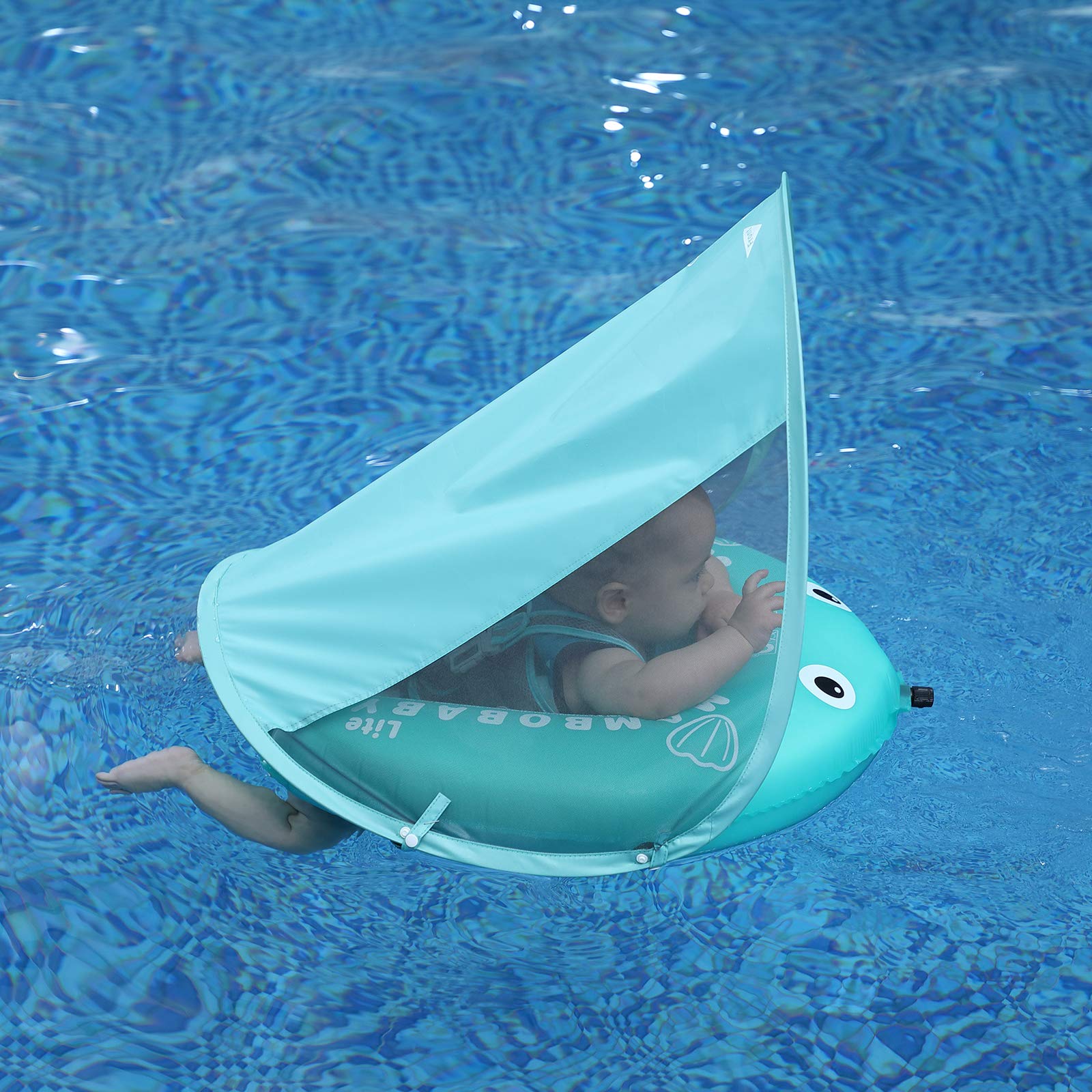 HECCEI Mambobaby float showcases an adorable design that kids love for water time.