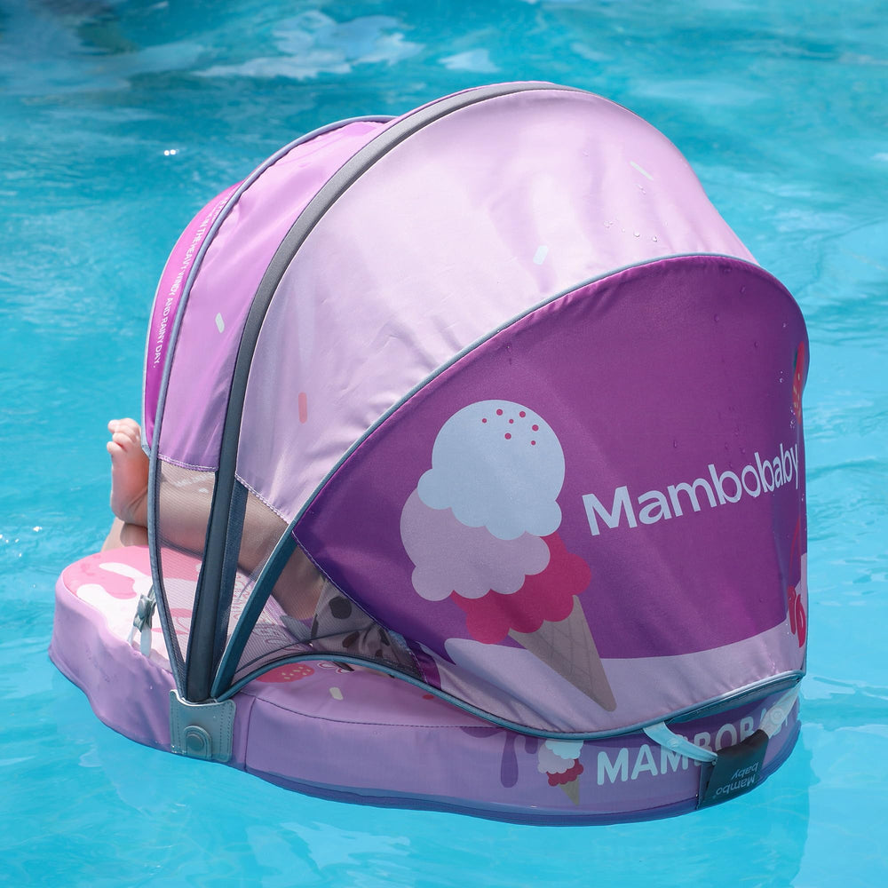 HECCEI Mambobaby Float backstroke mode aids younger babies learning water posture