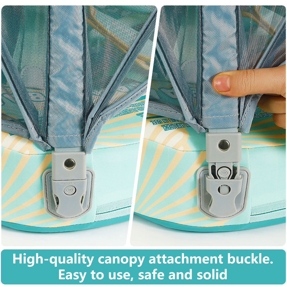 Backstroke mode supports babies under six months in a gentle pool experience.