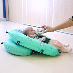 HECCEI Mambobaby Float Bed with canopy protects baby from sun