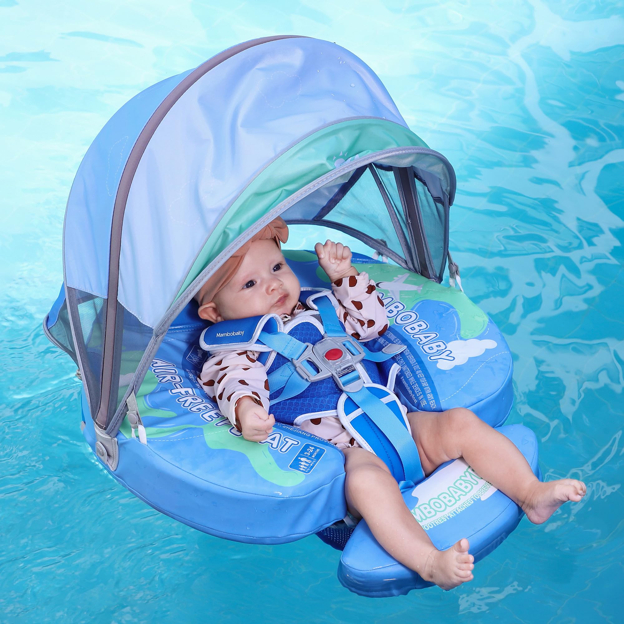 HECCEI Mambobaby float breaststroke mode for 3–24 months.