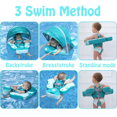 HECCEI Mambobaby float breaststroke mode suits toddlers learning water