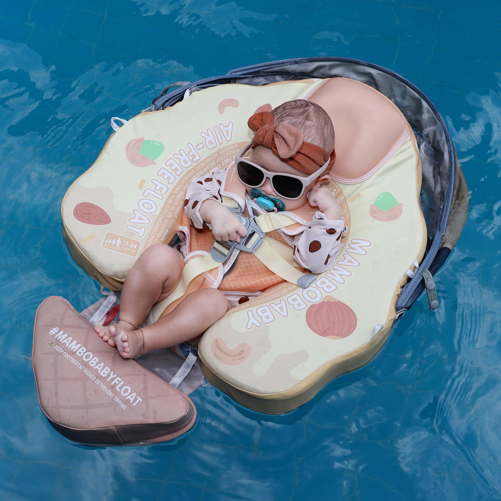 Mambobaby float with breaststroke mode for 3–24 months use.