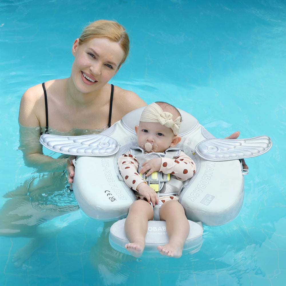 HECCEI Mambobaby breaststroke mode adapts for ages 3–24 months during play.