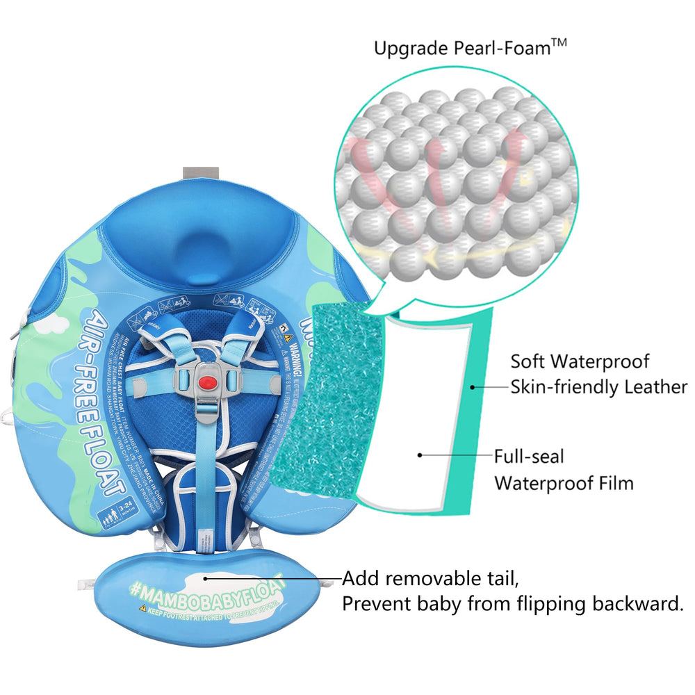 HECCEI Mambobaby float removable canopy shading sun protection.