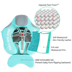 HECCEI Mambobaby float canopy shields skin from sun