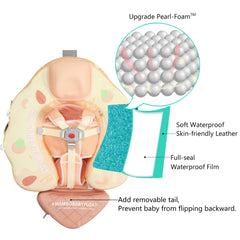 HECCEI Mambobaby float with five-point safety buckle for secure support.