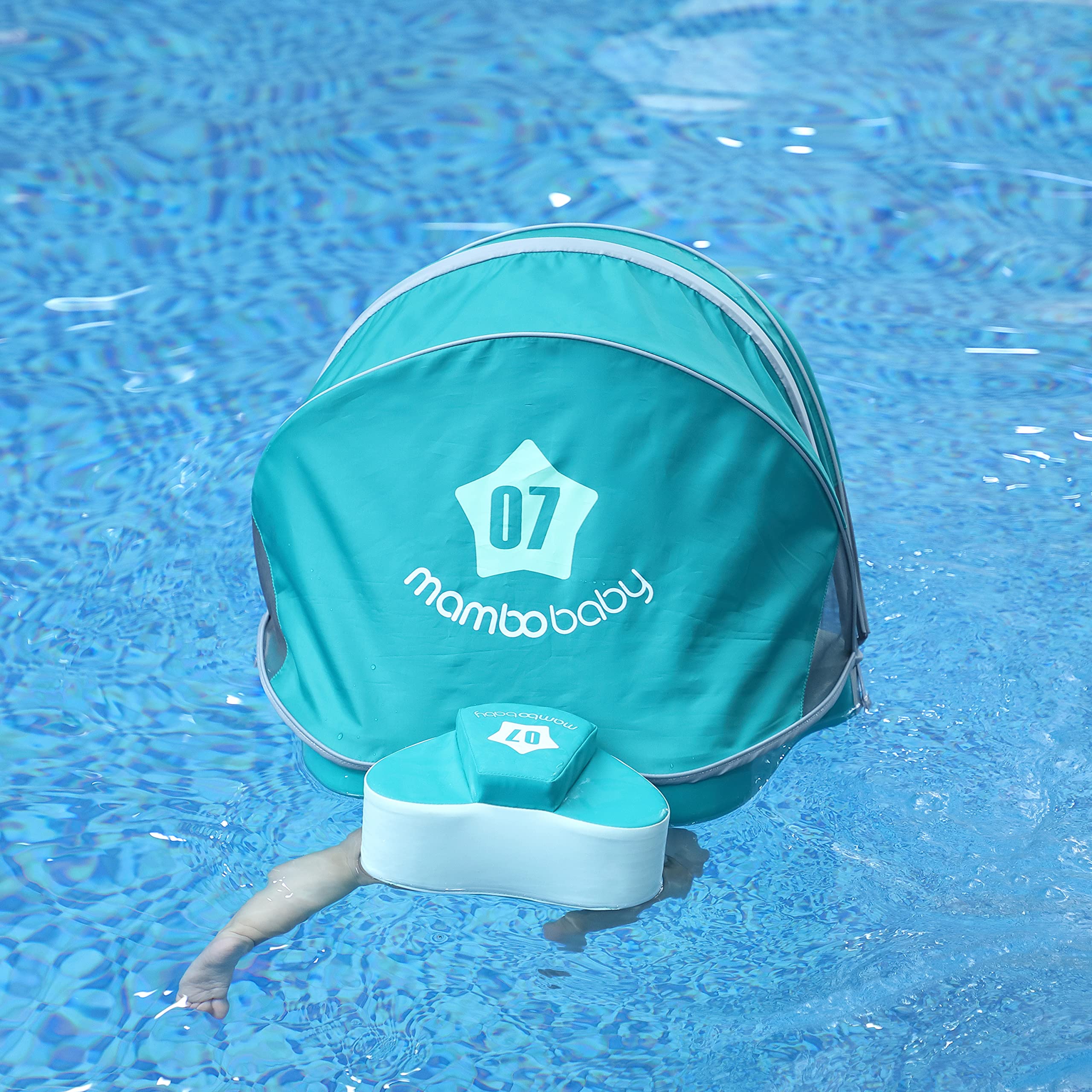 HECCEI Mambobaby float UPF 50+ coating protects skin during sun