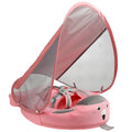 HECCEI Mambobaby Float with canopy provides sun protection during pool play