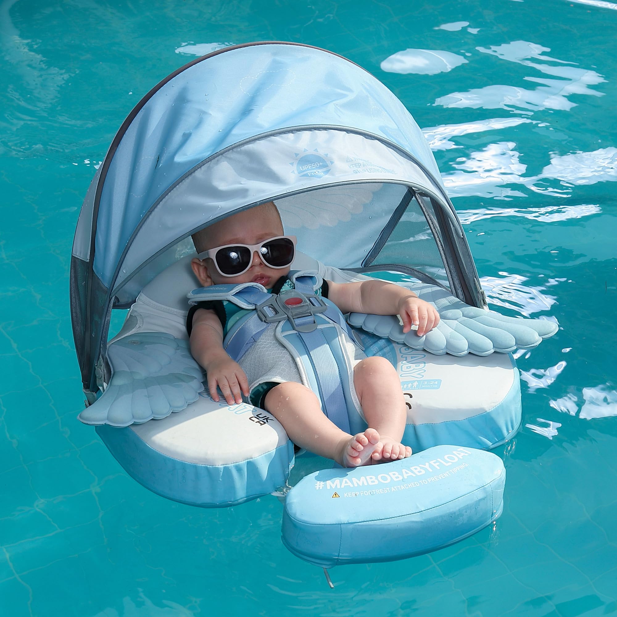 Floating bed position offers a comfy resting float
