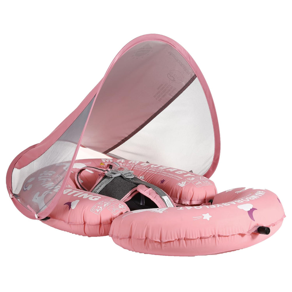 Adorable pink HECCEI Mambobaby floating bed design appealing to kids