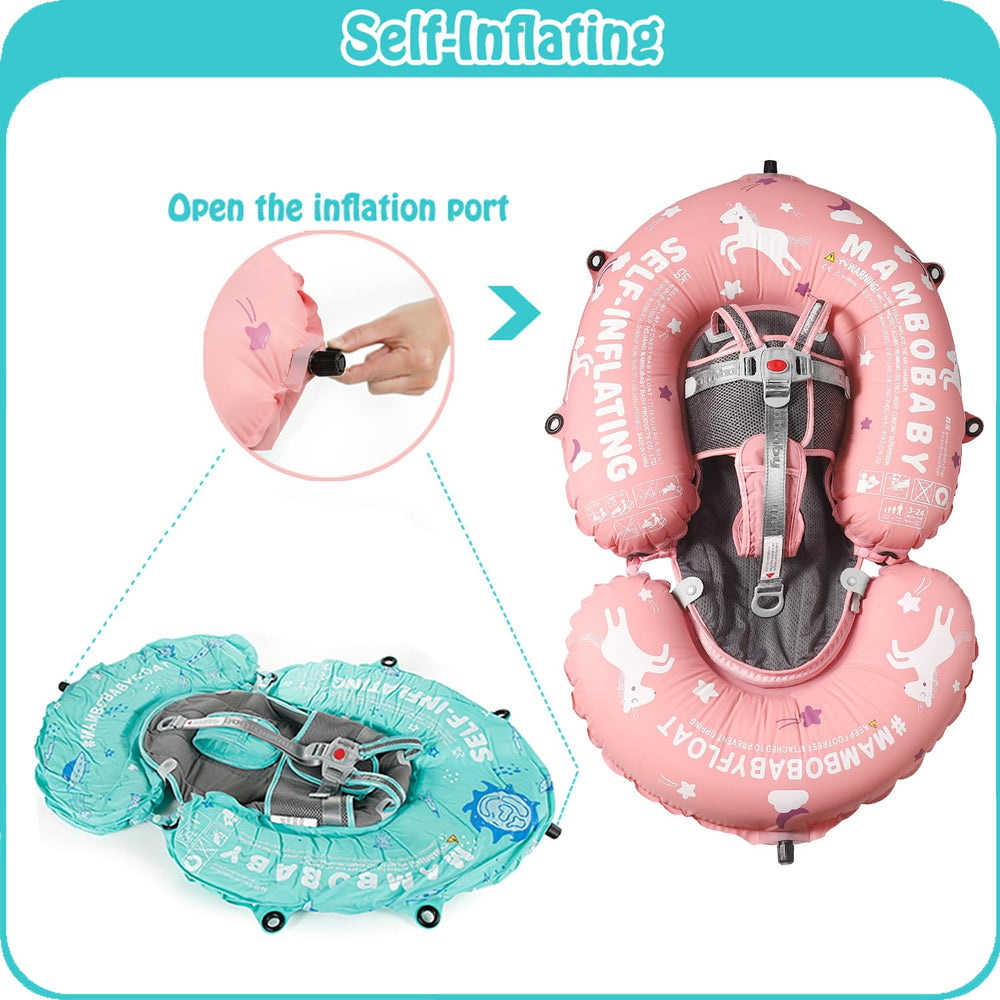 Close-up of HECCEI Mambobaby safety buckle showing five-point support