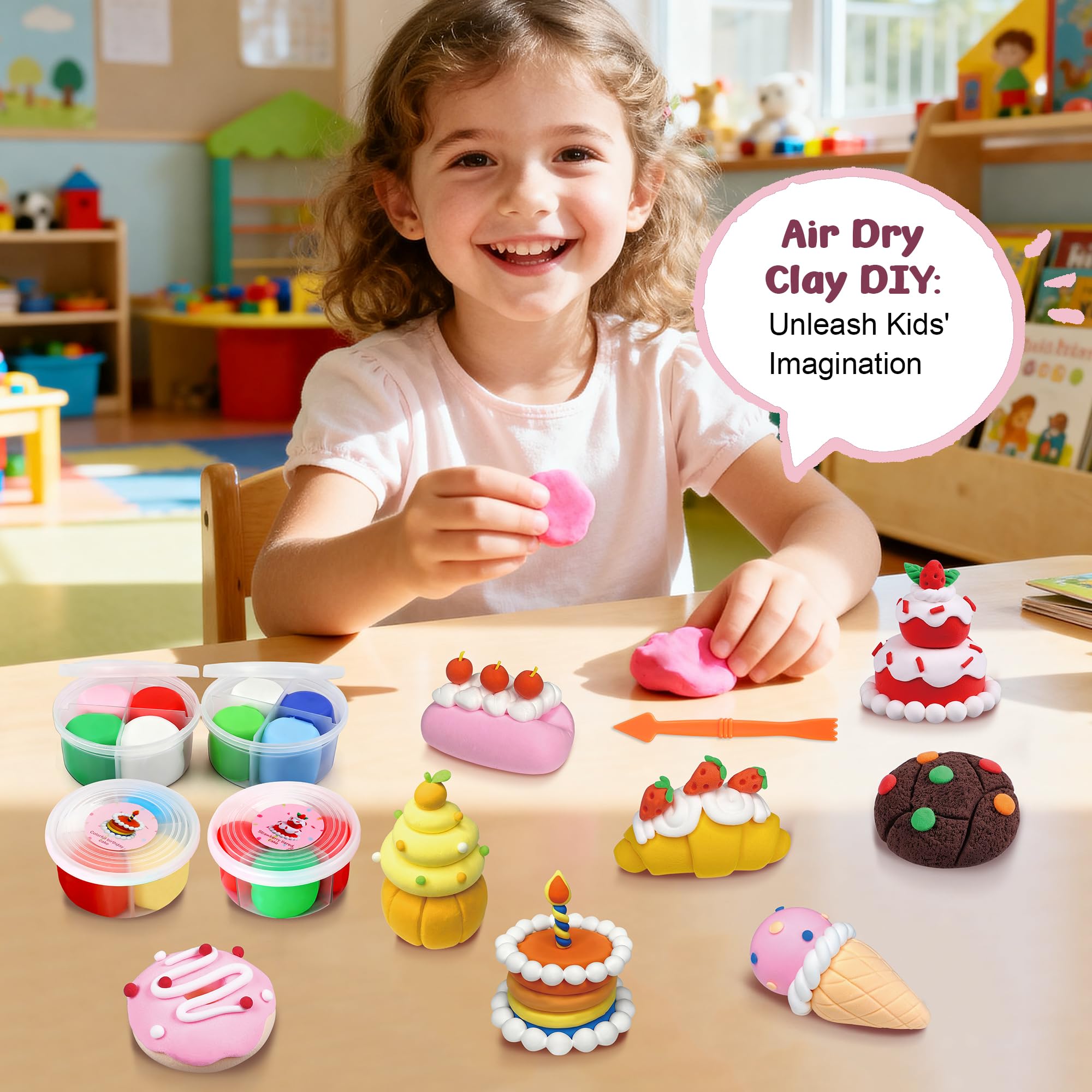 HECKLES dessert color box 2 enables layered toppers with no bake needed.
