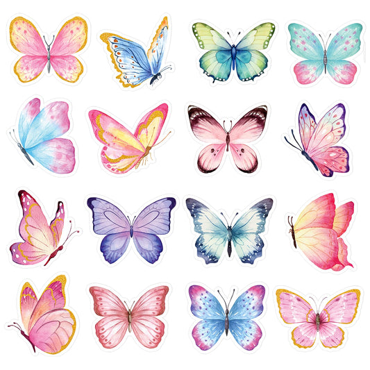 Hedeey watercolor butterfly design A on a water bottle for durable decor