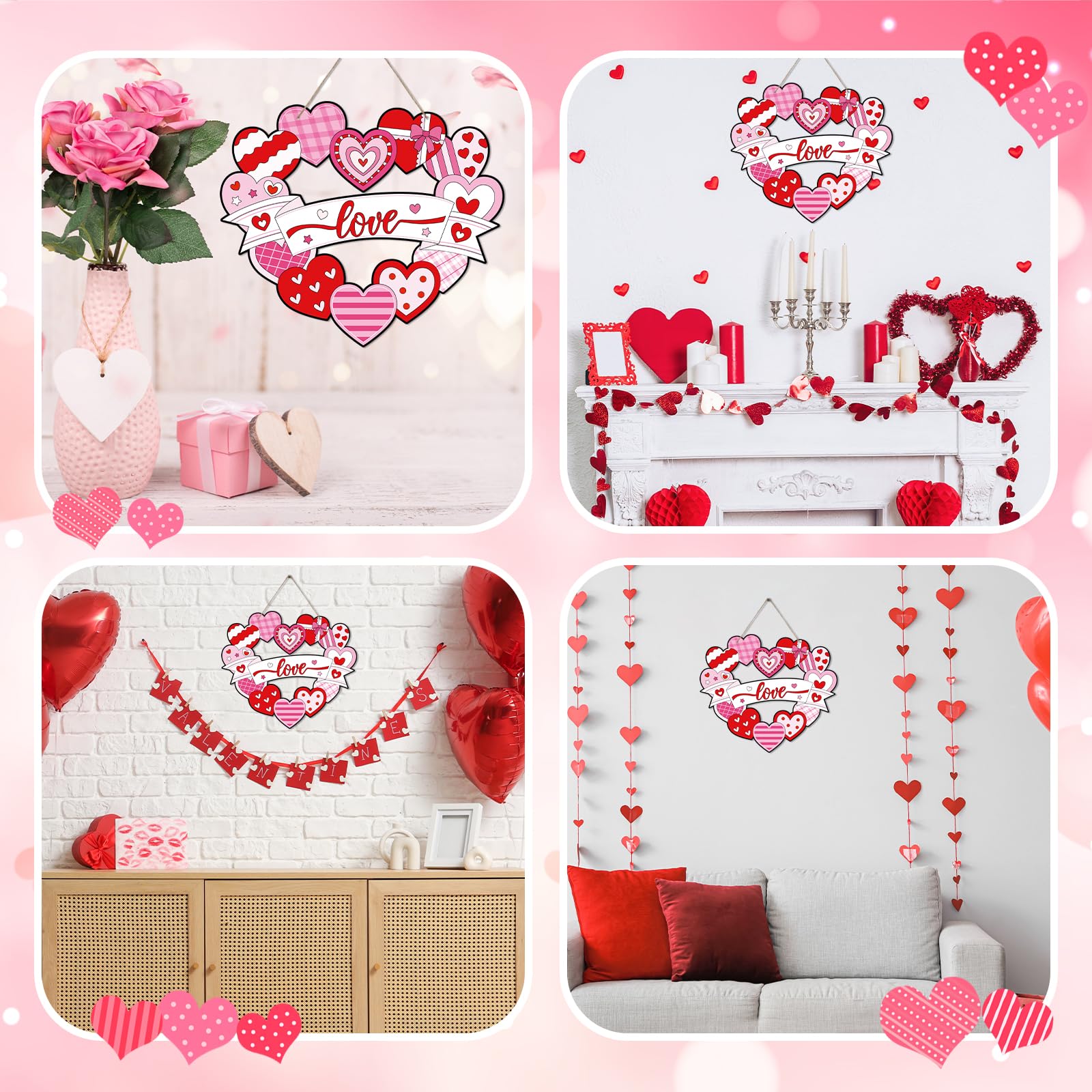 Hedeey heart themed cards promote hands on activities and social play during celebrations.