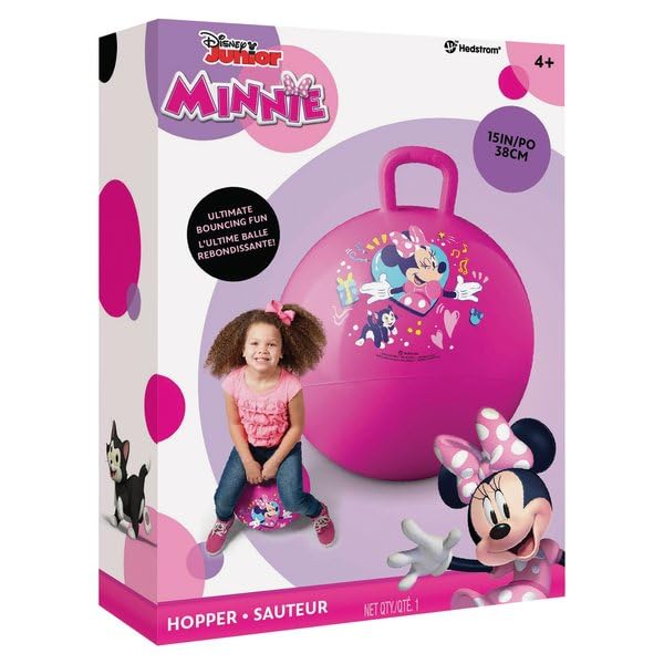 Hedstrom hopper ball's durable vinyl ensures long-lasting bounce for active play.