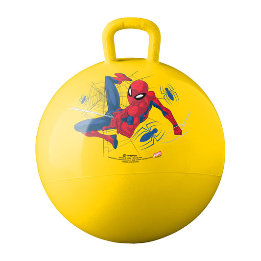 Hedstrom Marvel Spider-Man Hopper 15-inch with secure grip, ideal for active indoor or outdoor play.