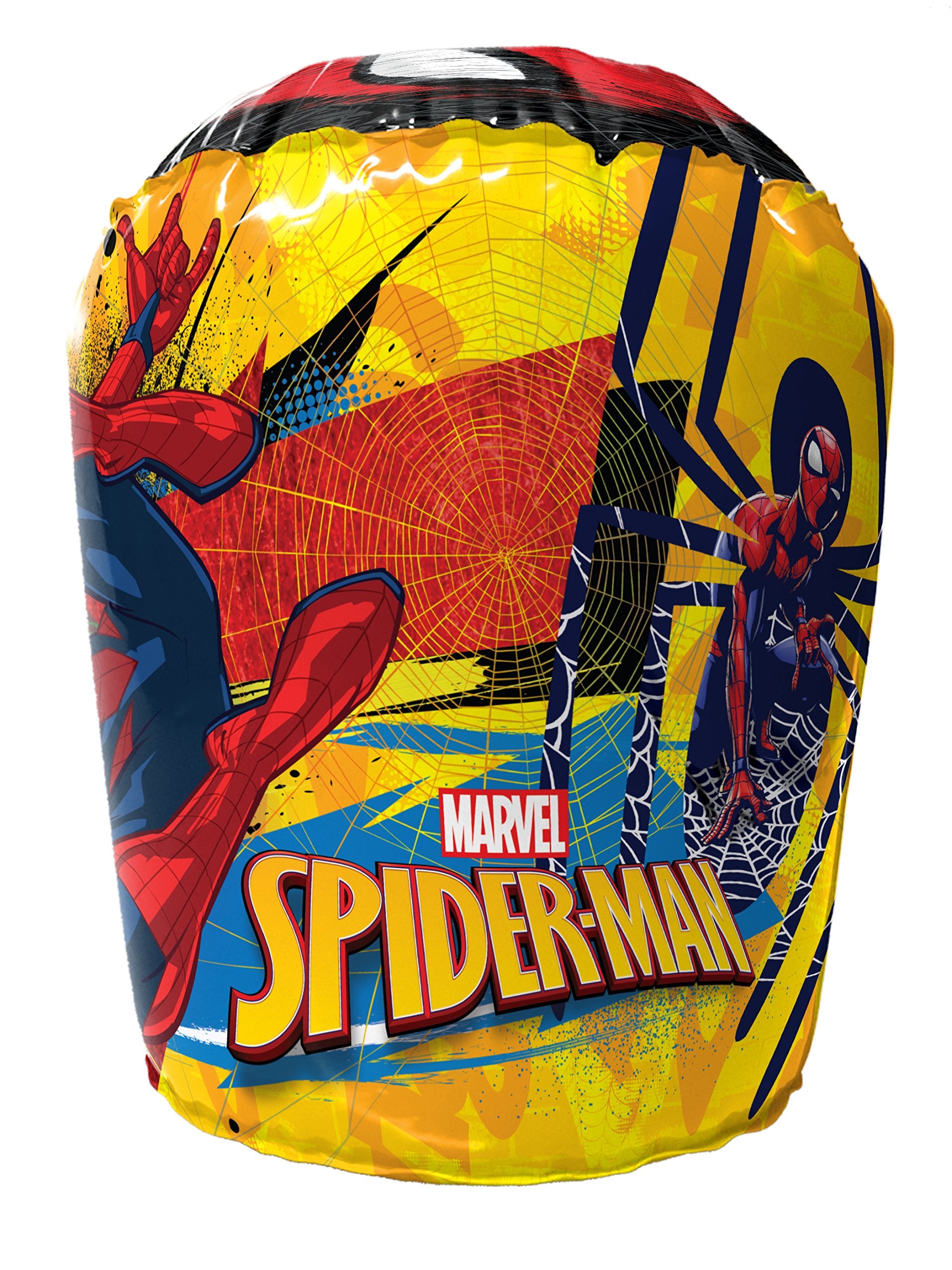 Hedstrom Spider-Man bop bag fully inflated for bounce-back action.