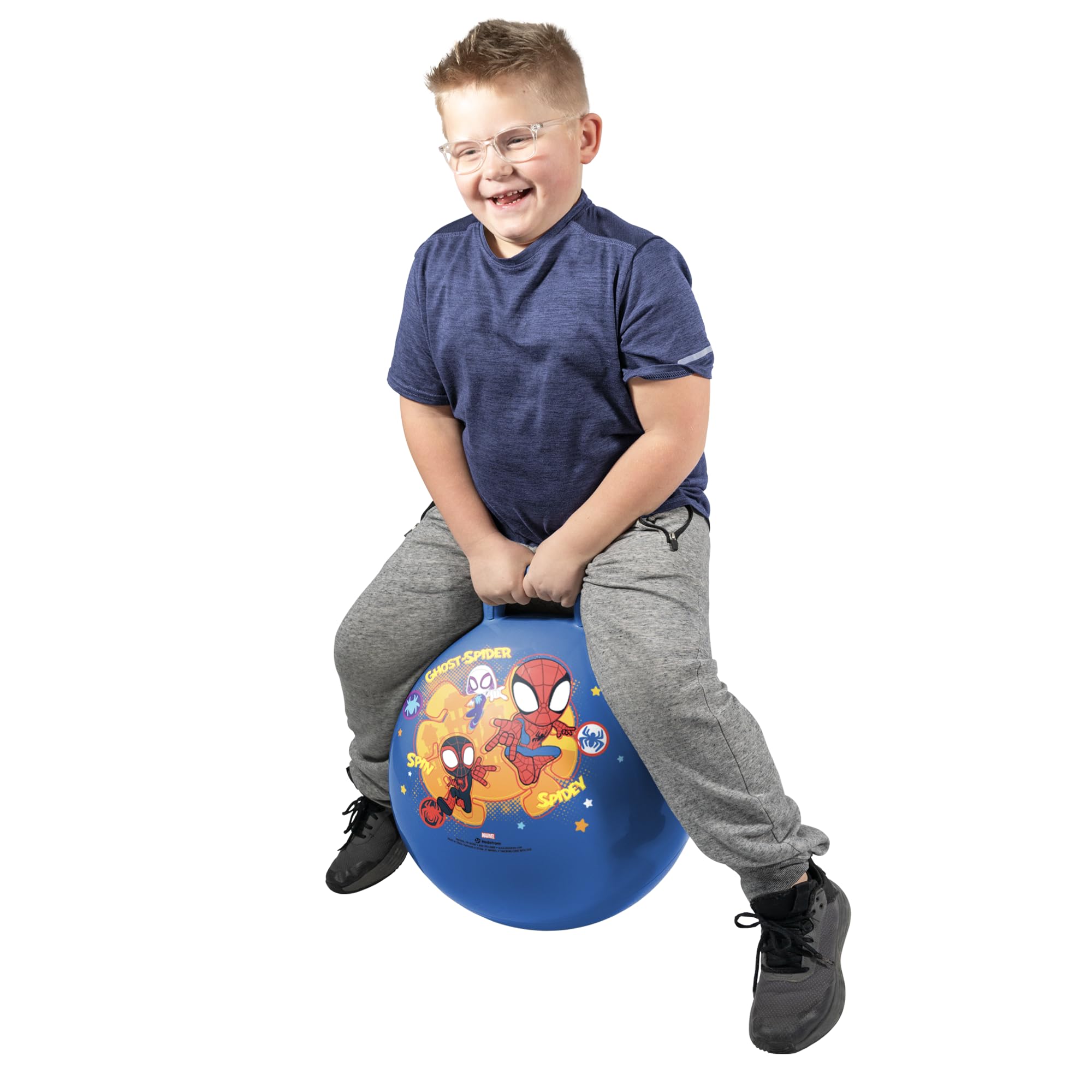Hedstrom Spidey Hopper 15inch size suits children aged 4 plus for safe bouncing