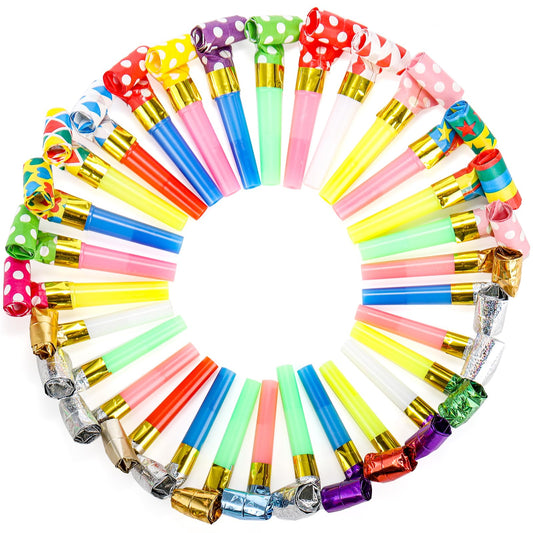 Hedume party blower colorful pack front view, ideal for lively celebrations.