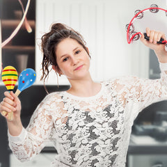 Hedume festival maracas perfect for Hawaiian-themed celebrations and events.