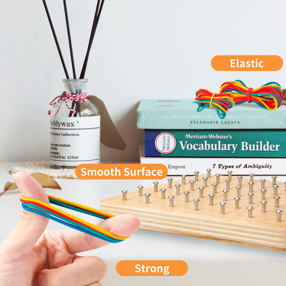 HEELWIRE kids hand-eye coordination through band and nail play