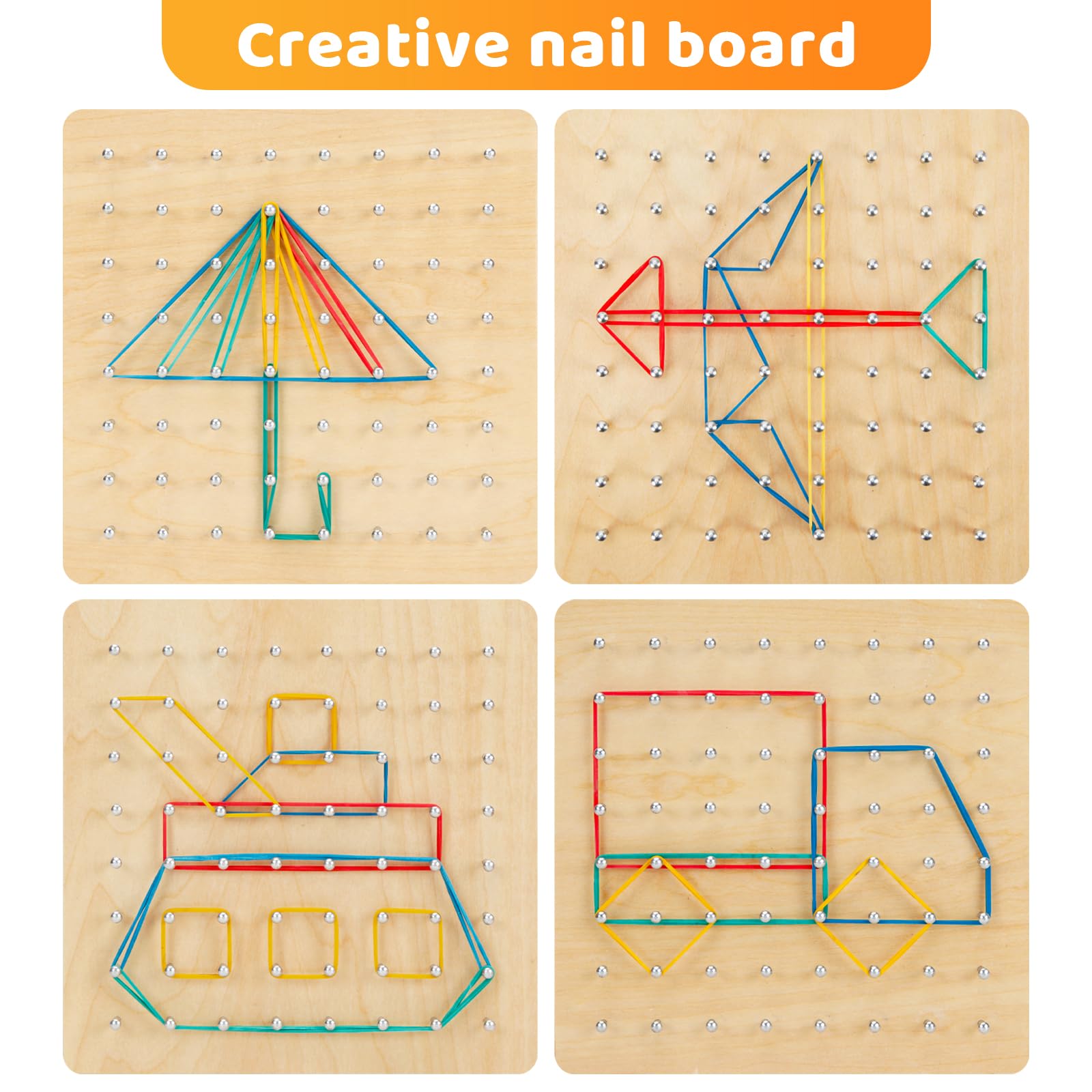 HEELWIRE pattern cards showing shapes to spark pattern recognition.