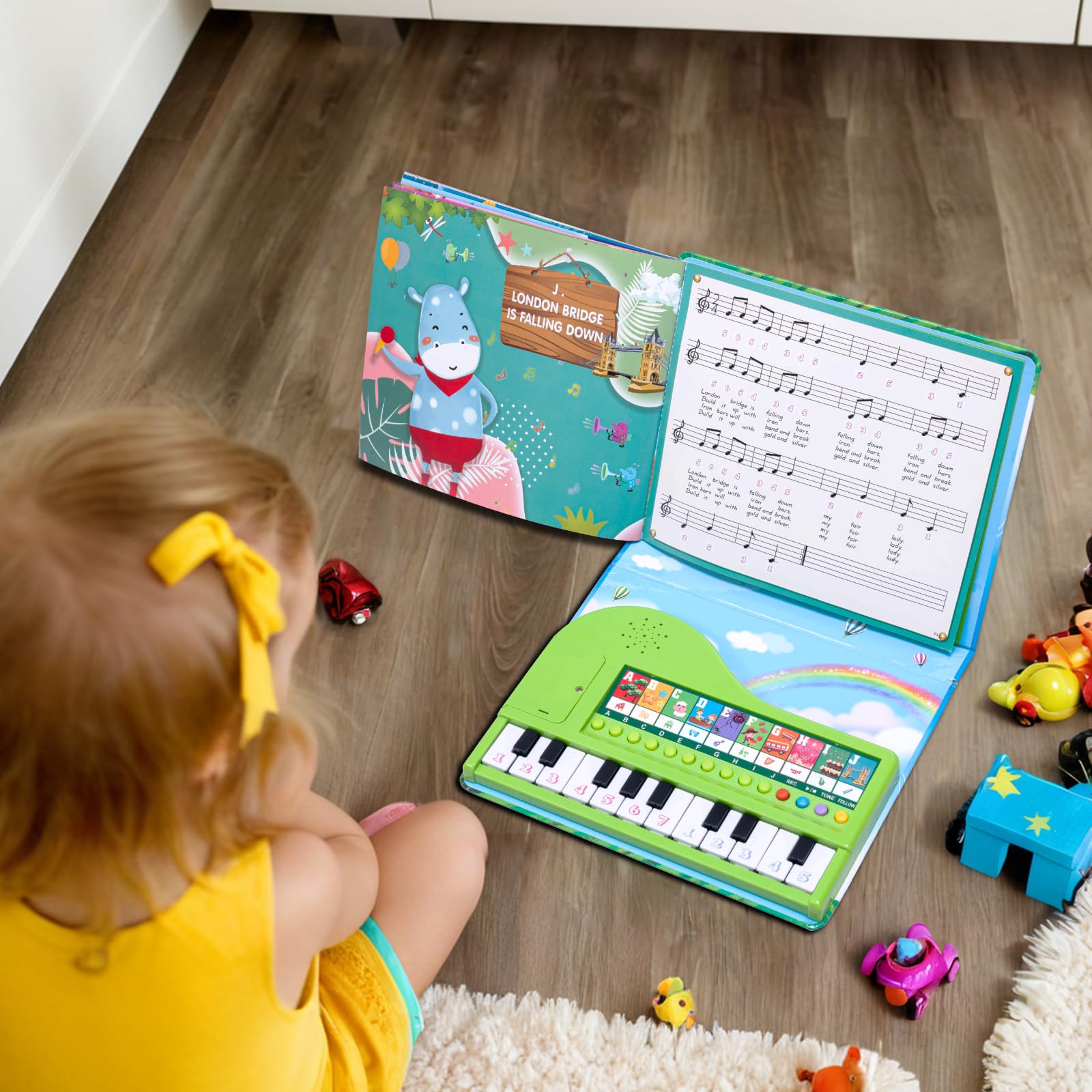 HEEPUEW battery-powered toy enables portable play sessions.