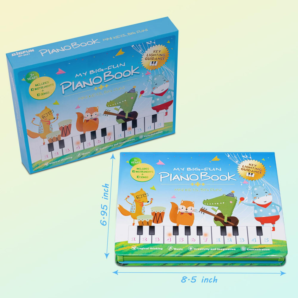 HEEPUEW compact toddler piano fits indoor and outdoor play.