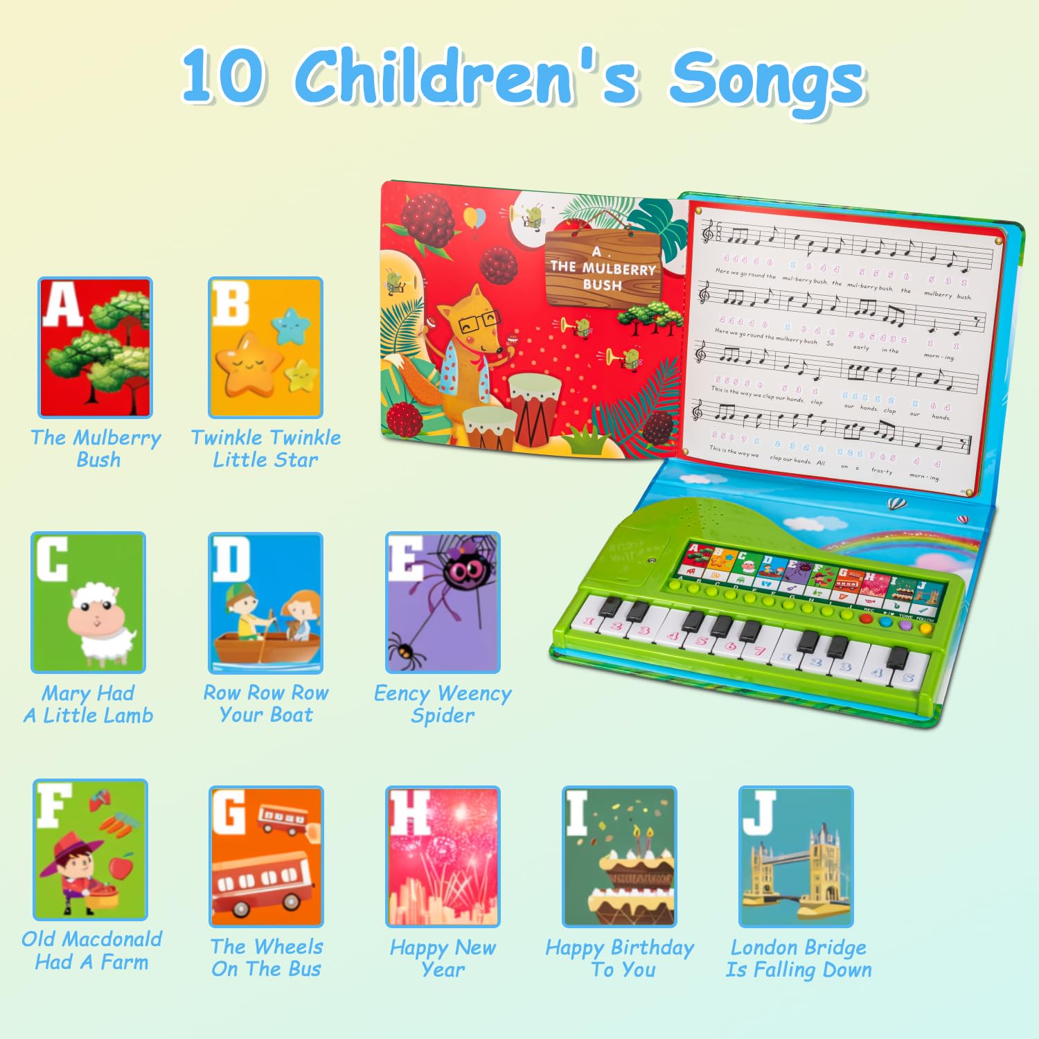 HEEPUEW educational book included boosts reading and rhythm exploration.
