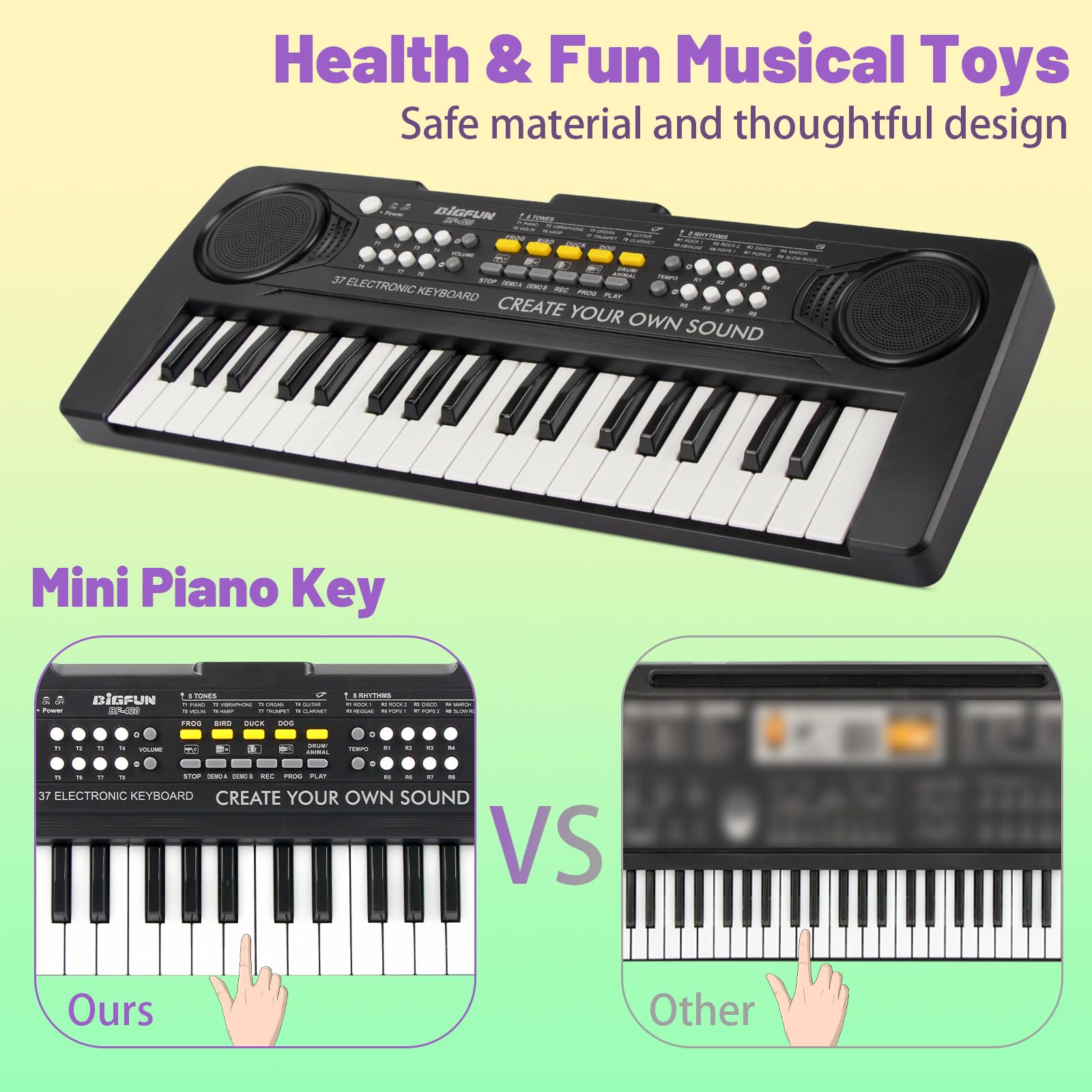 HEEPUEW single speaker pediatric piano for clear sound