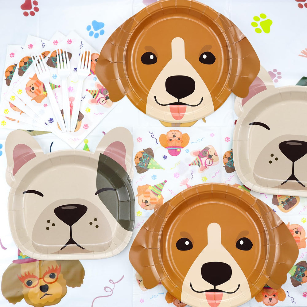 Hegbolke dog-themed party supplies for kids' celebration