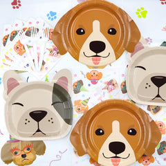 Hegbolke dog-themed party supplies for kids' celebration