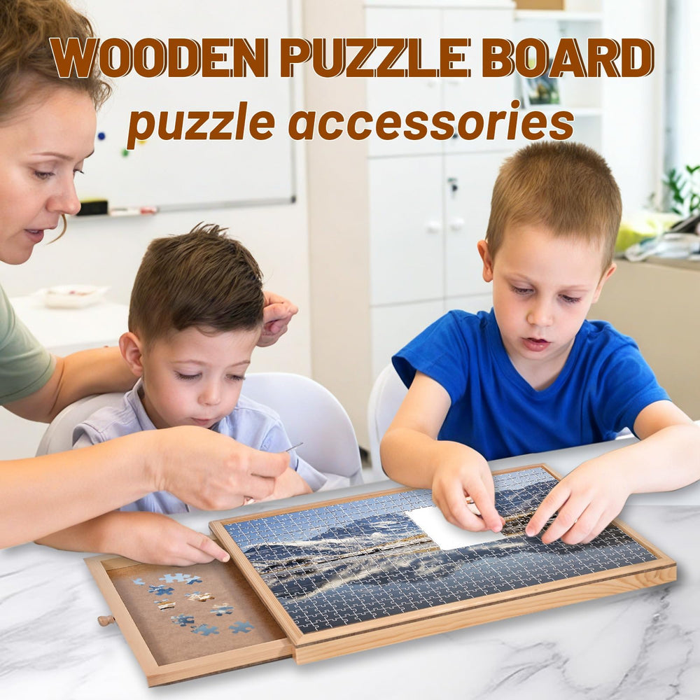 hehimhis puzzle board inner dimensions 40x30 cm help plan puzzles.