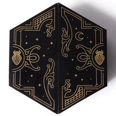 HEIMDALLR dice set highlights Norse runic font on each die