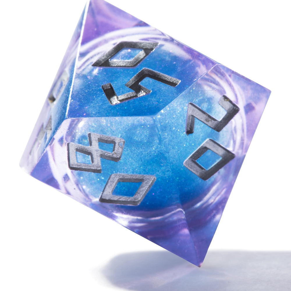 HEIMDALLR Norse font on each die adds thematic flair.