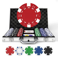 HEITOK poker chip set with color variety for customizable stakes and easy gameplay.