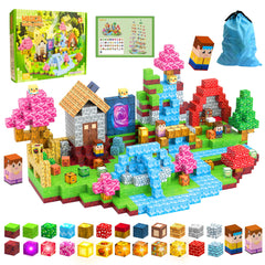 HEJIHUI 300-pcs magnetic blocks set for open-ended play and learning