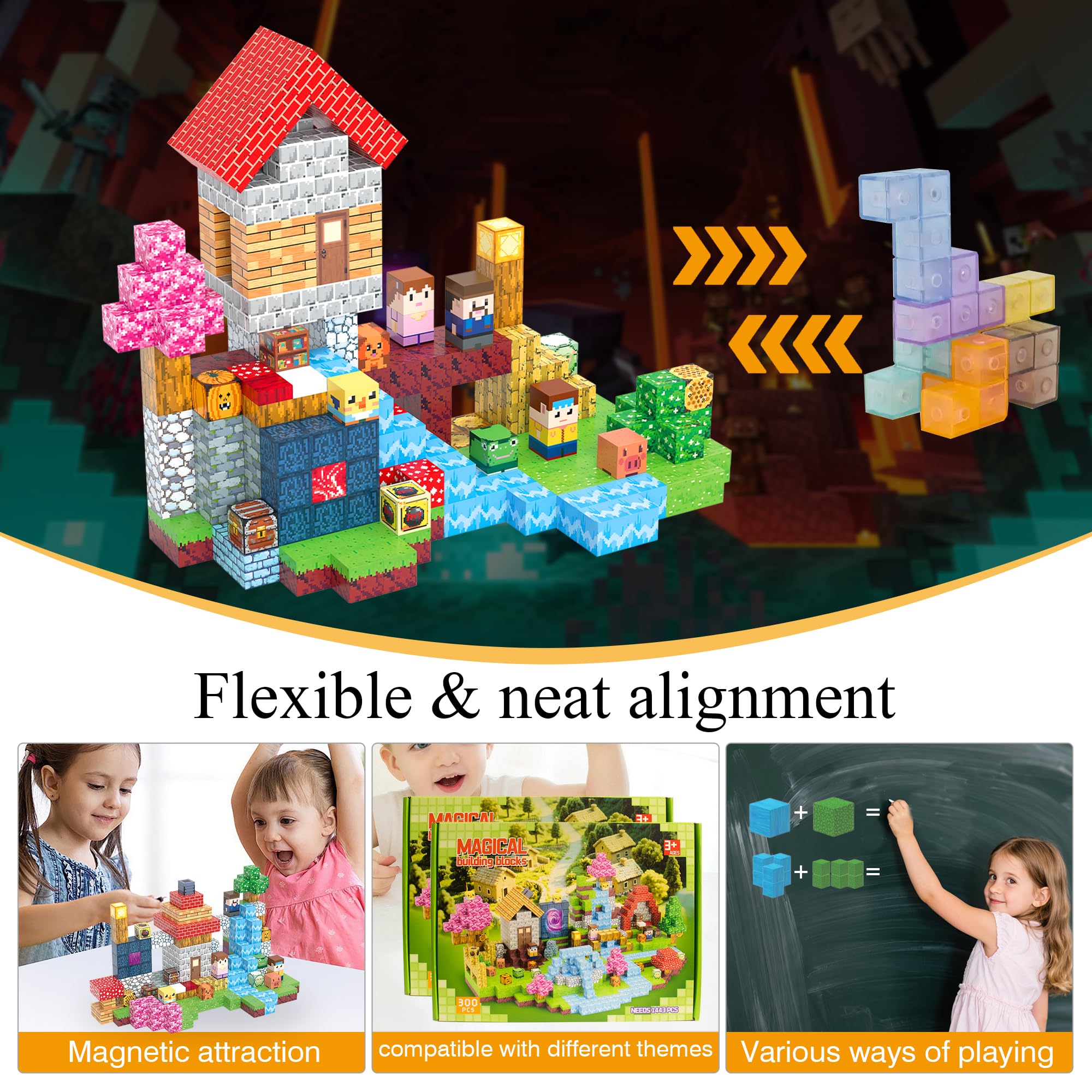 HEJIHUI kids build 2D and 3D structures, boosting spatial skills