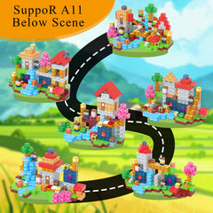 HEJIHUI magnetic construction tiles enable simple, sturdy builds