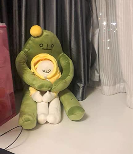 Helegesong banana man doll with steel-wire arms showing flexible posing options
