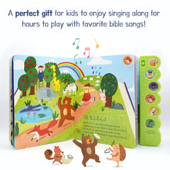Built-in speaker on Hello 2 Kids Sing Along with Jesus delivers clear sound