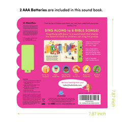 Eco-friendly soy-ink printing on Hello 2 Kids Sing Along with Jesus packaging