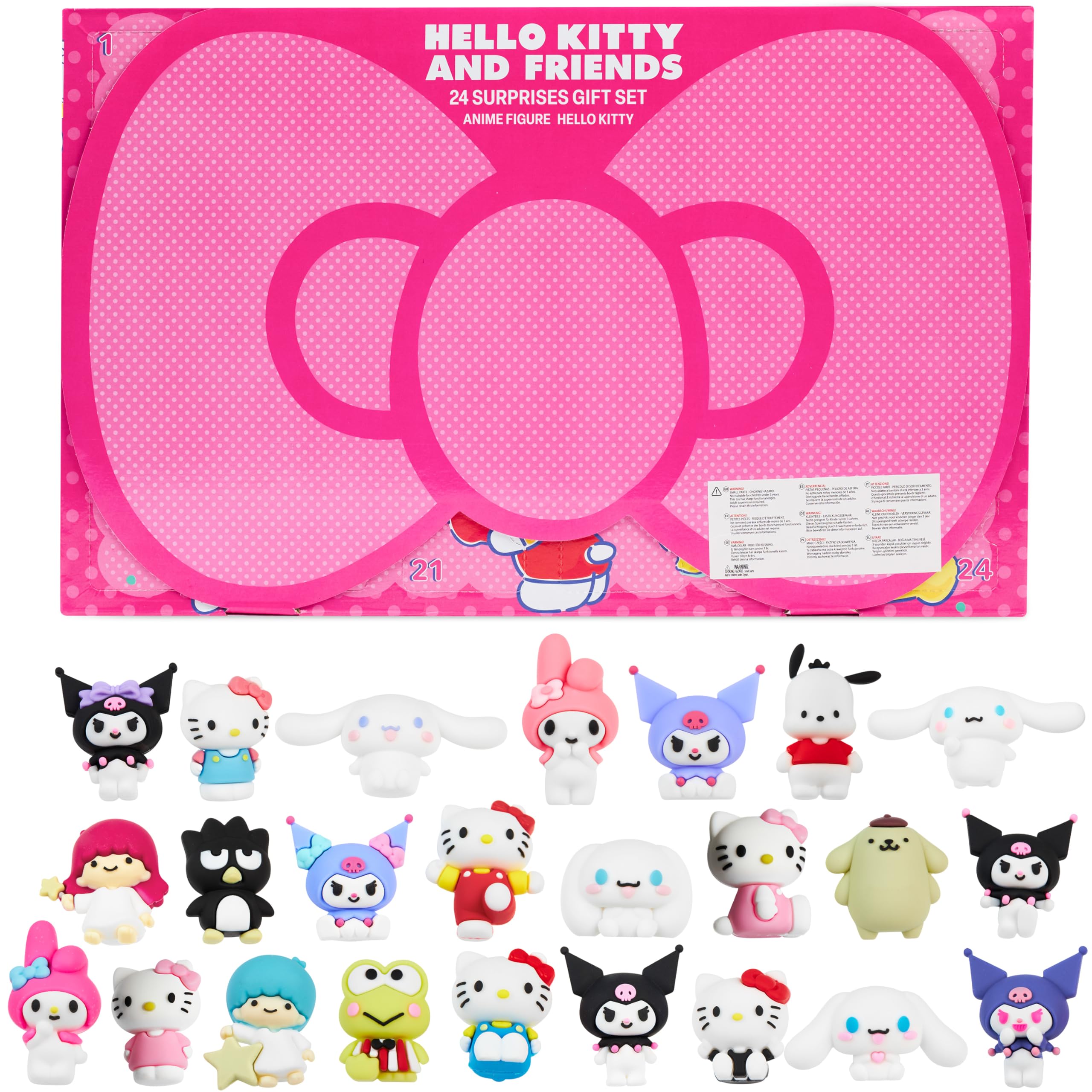 Hello Kitty and Friends 24-piece box cover with bright artwork, ideal for gifting