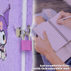 Hello Kitty diary with lined pages in compact A5 size.