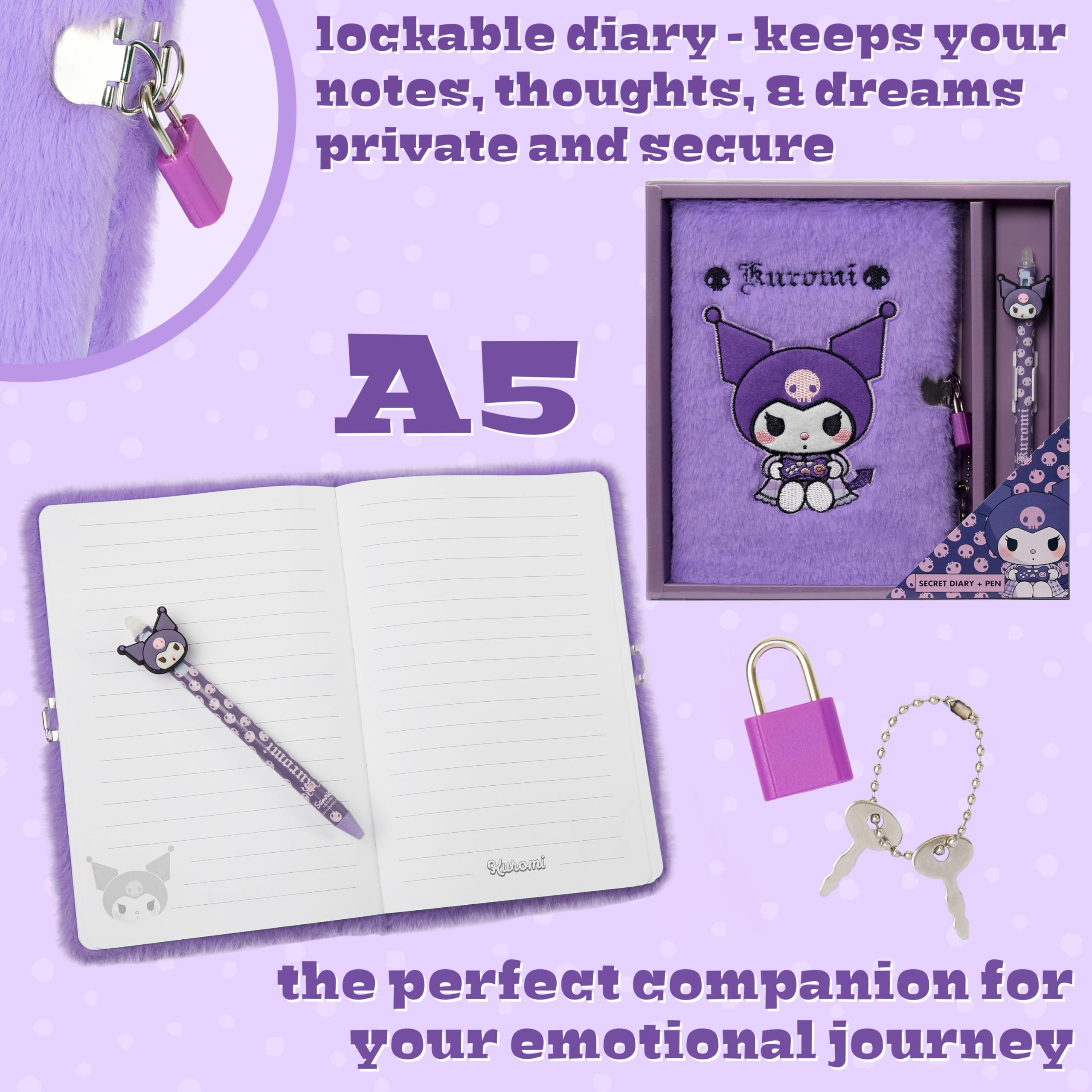 Hello Kitty gift ready packaging for fans of kawaii stationery.
