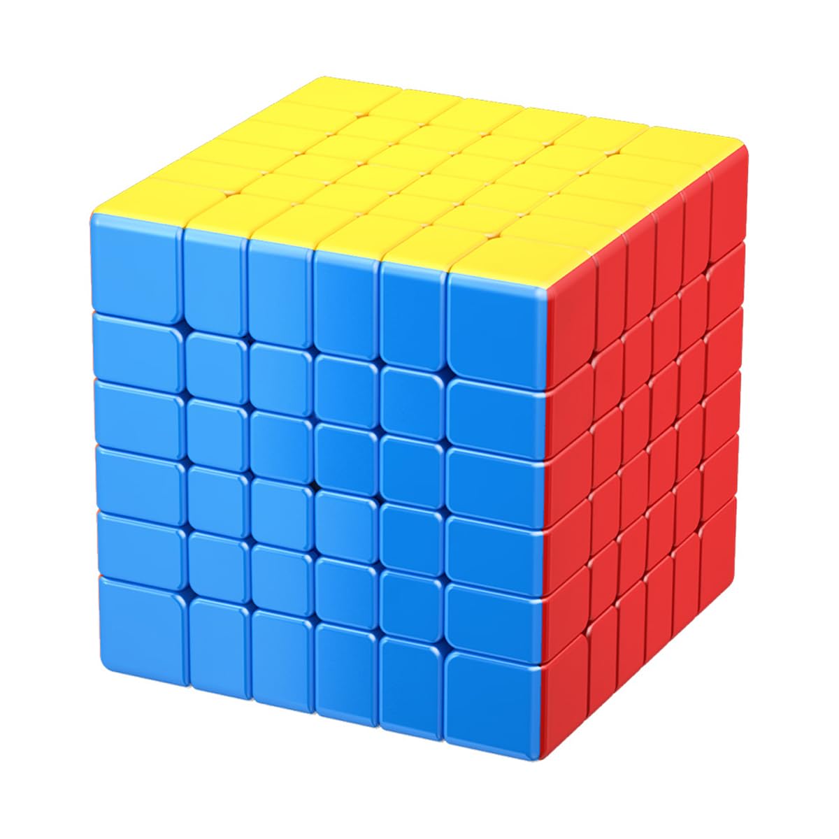 HELLOCUBE MOYU MEILONG 6x6x6 V2 speed cube, transparent stickerless shell, for smooth high-speed solving