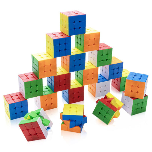HELLOCUBE speed cube set bundle showing multiple 3x3x3 cubes for group play and practice