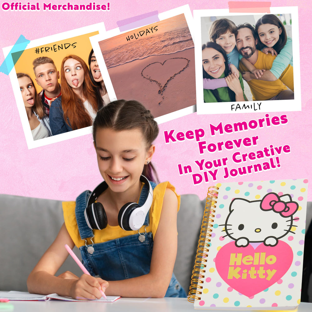 Hello Kitty DIY Journal Kit color pens for vibrant journaling on pages