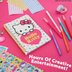 Hello Kitty DIY Journal Kit keychain for cute backpack flair